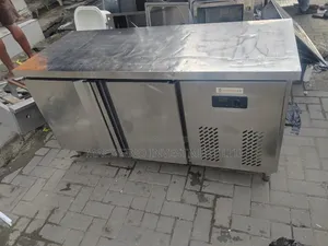Foreign Used 2-Door Stainless Steel Industrial Under Counter Chiller