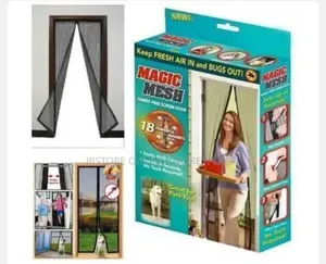 Magic Mesh Hands-Free Screen Door