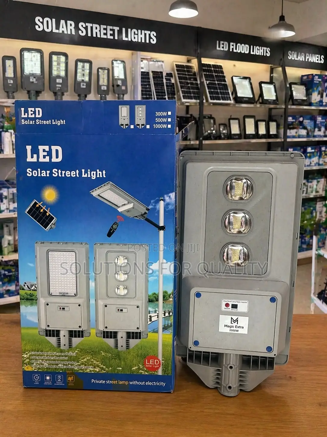 2000watt Big Solar Street Light, Super Wide Angle,