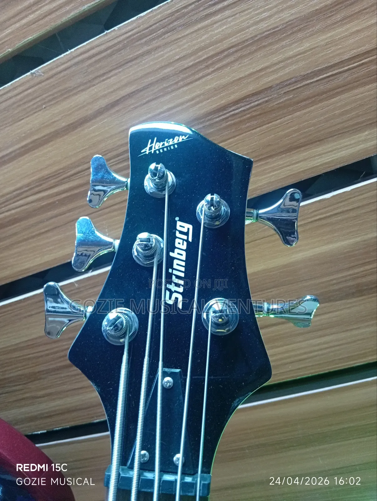 24frets Strinberg 5-Strings Bass Guitar Active Red Colour With Quality