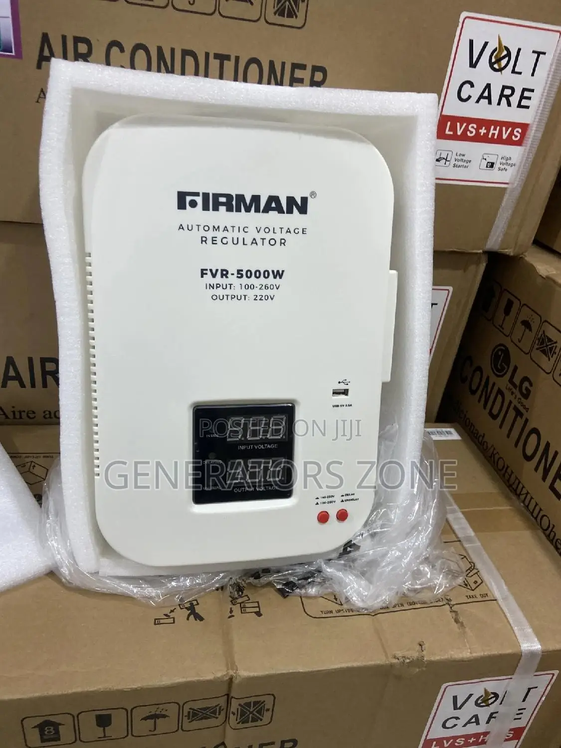 FVR-5000w Fireman Stabilizer Wall Mounted ( White)
