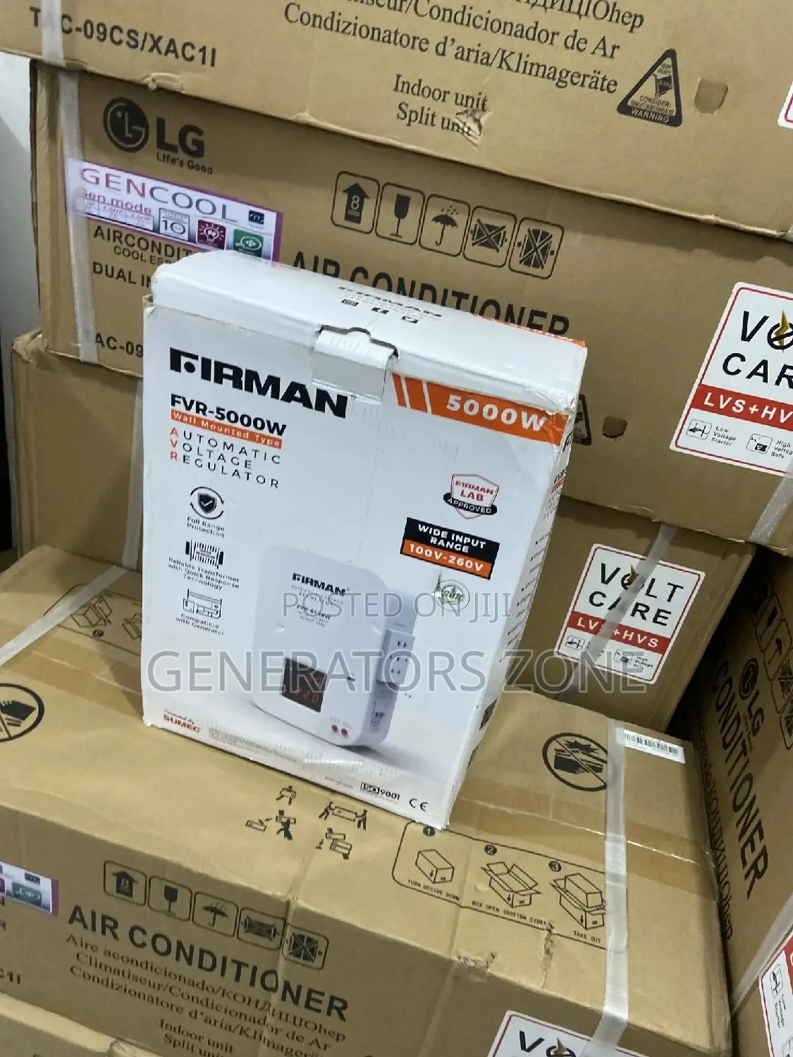 FVR-5000w Fireman Stabilizer Wall Mounted ( White)