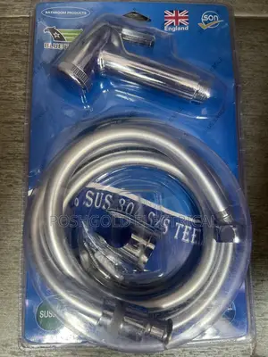 Blue Shattaf Steel Bidet Sprayer