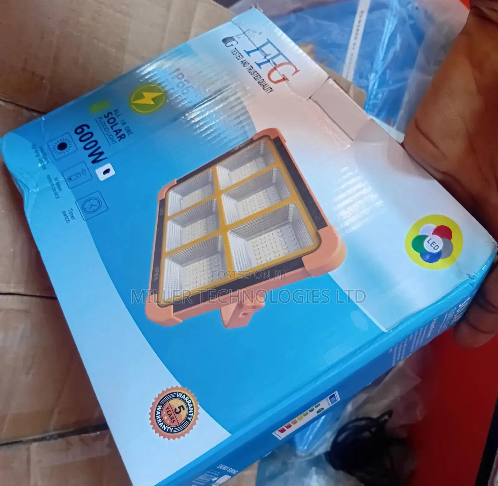 All in One Solar Flood Light
