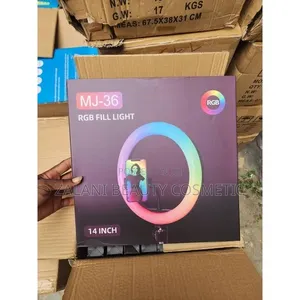 Mj-36 RGB Fill Light, a 14-Inch (36 Cm) Led Ring Light Designed