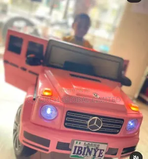 Pink Mercedes-Benz G-Wagon Ride-on Electric Car