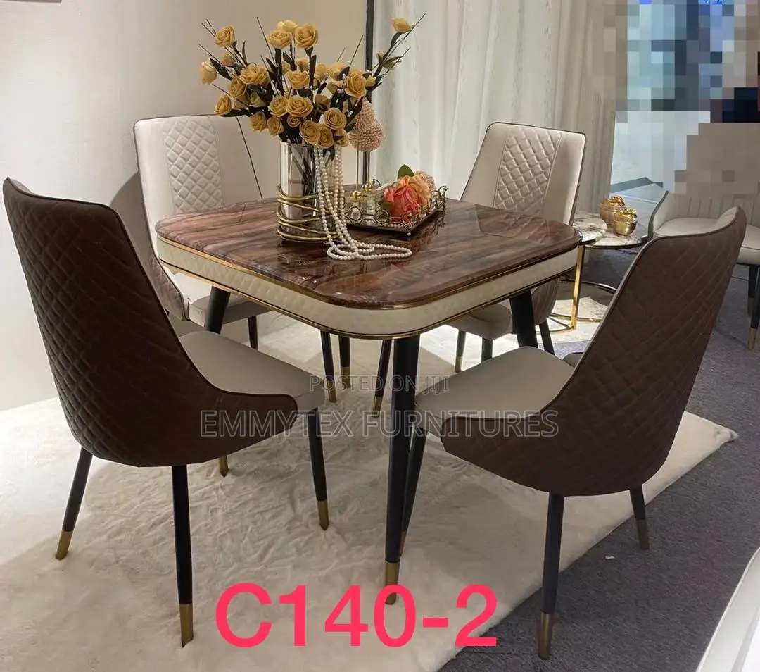 Quality by 4 Chairs Dinning Table