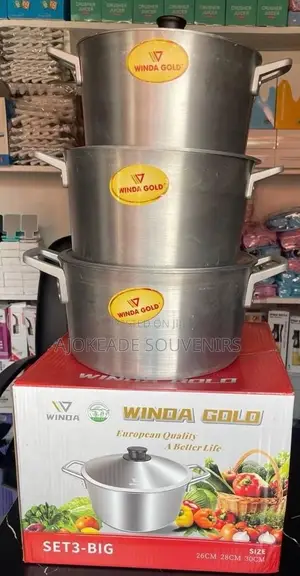 3pcs Aluminum Pot Set