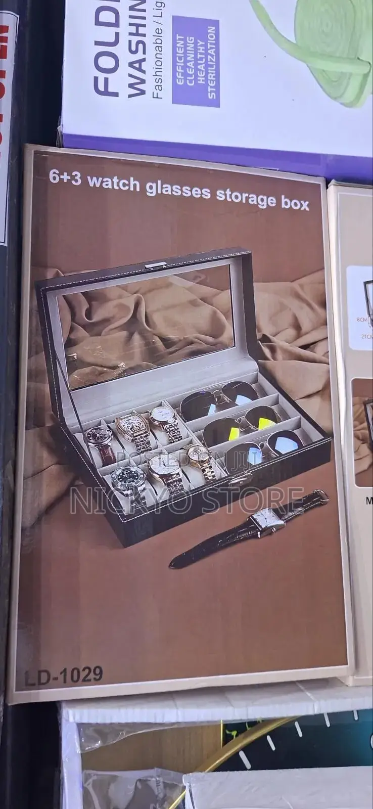 Luxury Watch Sunglasses Organizer Box (Multi-compartment Storage Case)