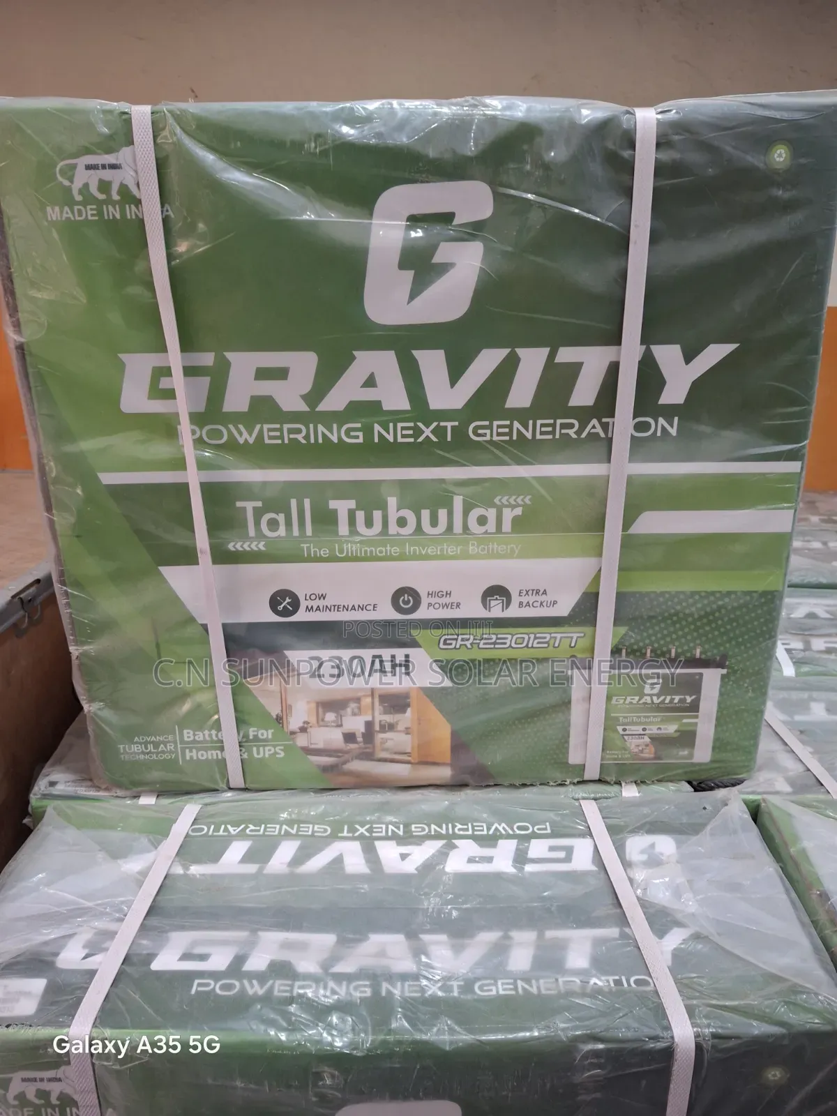 12v/230ahs Gravity Tubular Technology Designed Battery