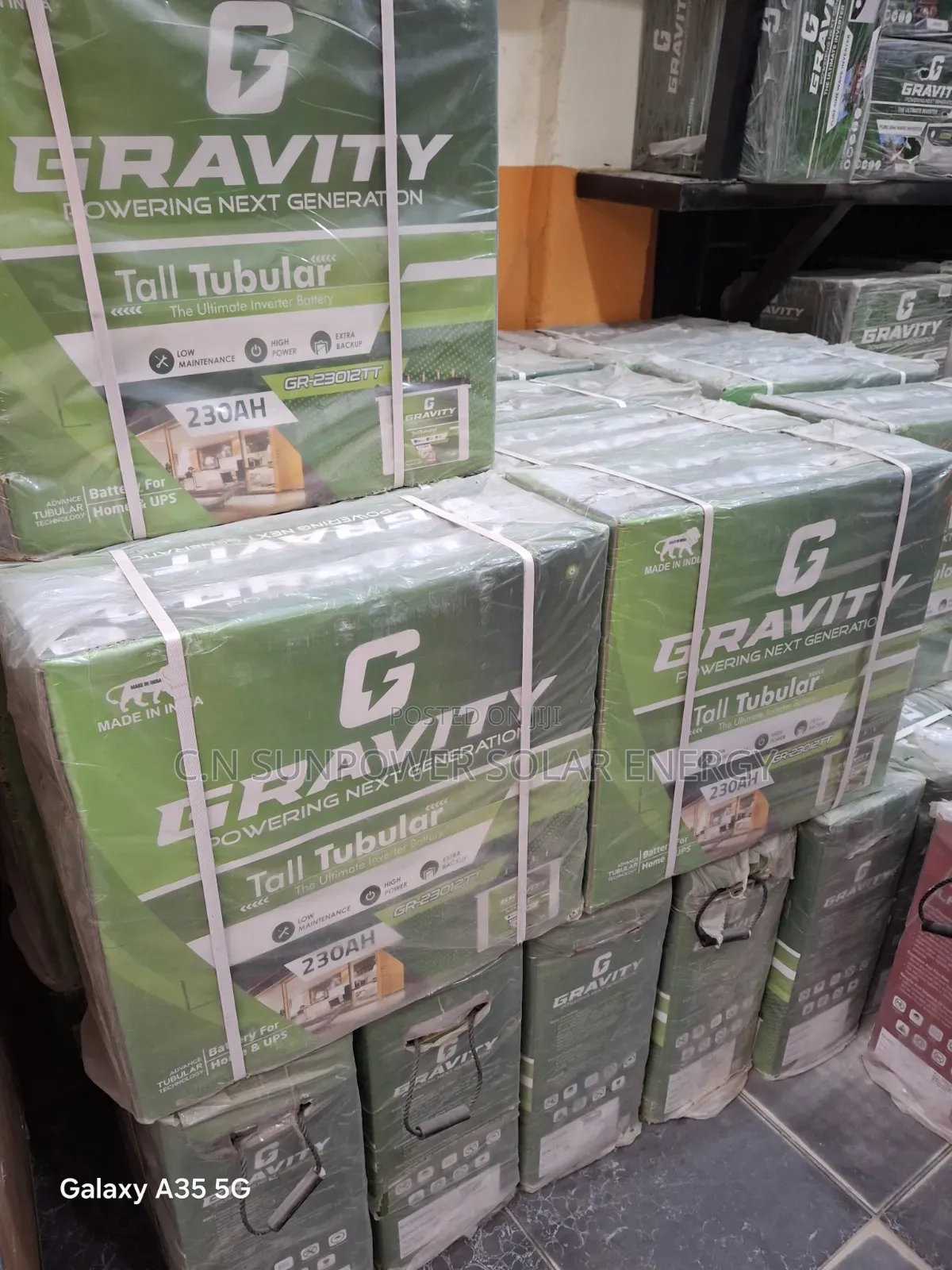 12v/230ahs Gravity Tubular Technology Designed Battery