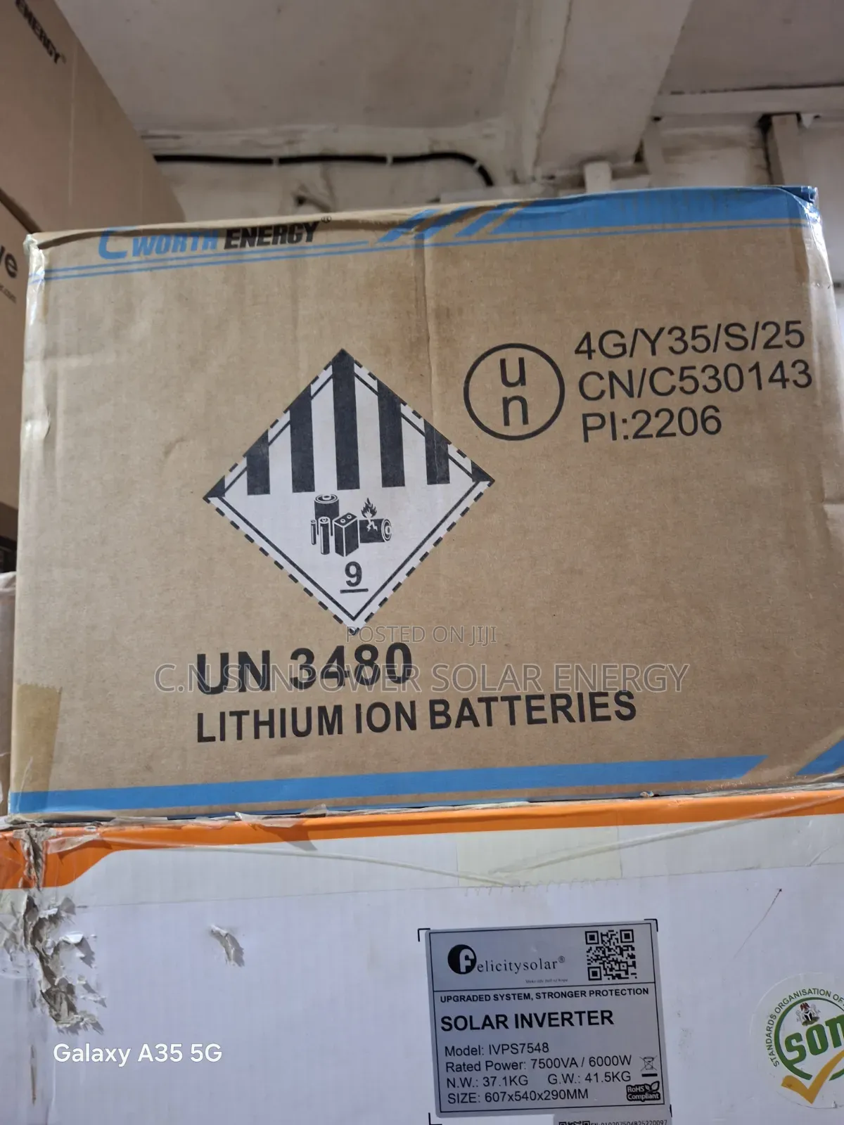 3.8kwh/12v Cworth-Ion Lithium-Iron Battery