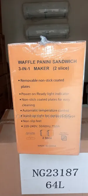 Sandwich, Waffle and Panini Maker.