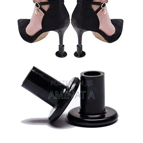 Black High Heel Protector - 3 Pairs