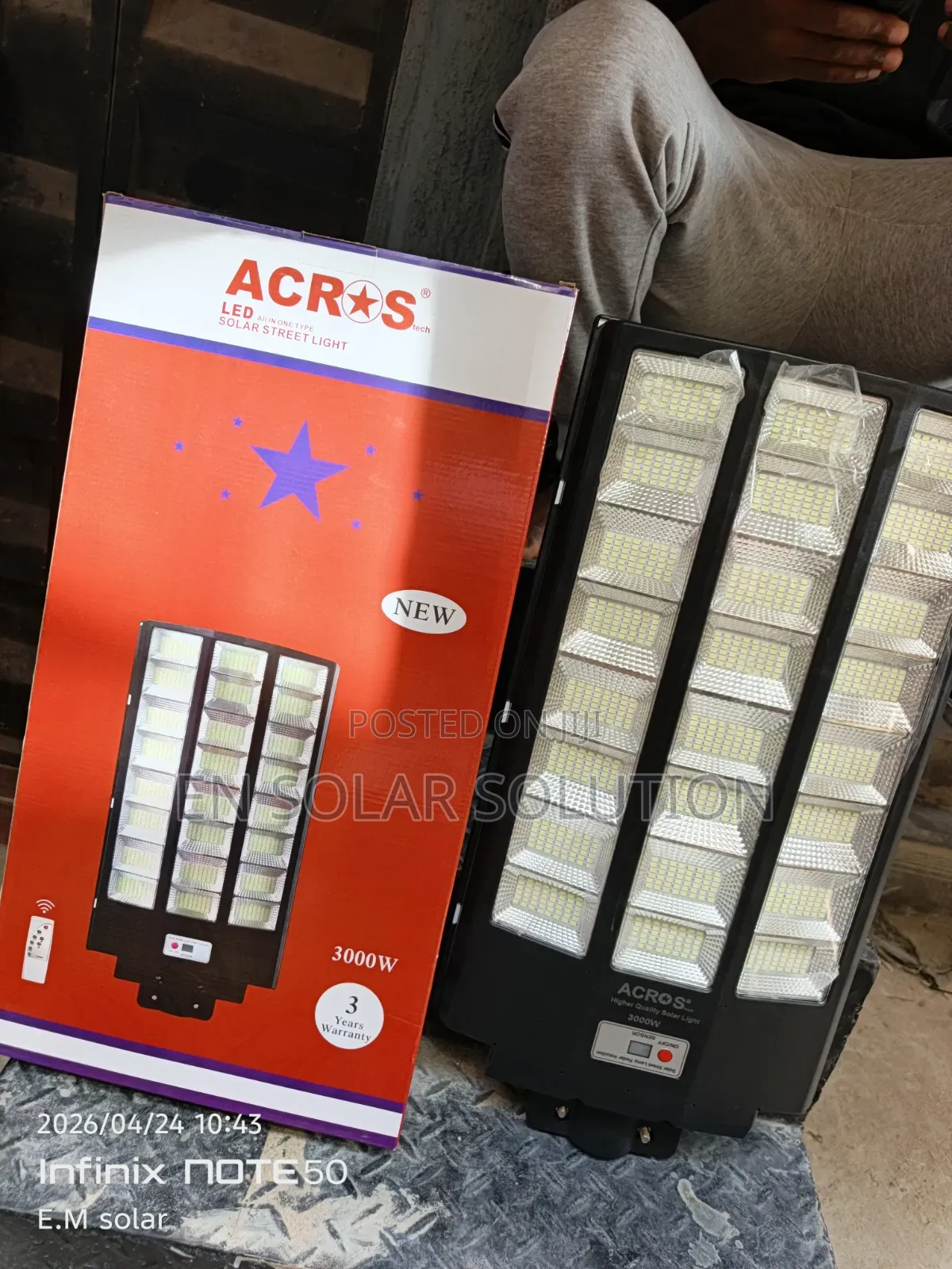 3000watts Solar Street Lights Available