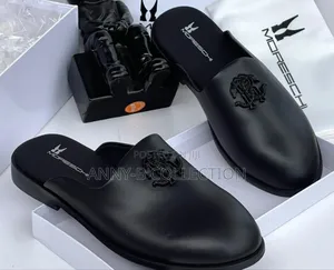Quality Men Black Half Shoes