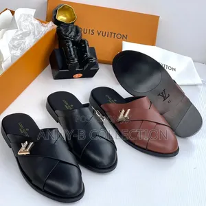 New Louis Vuitton Men Half Shoe