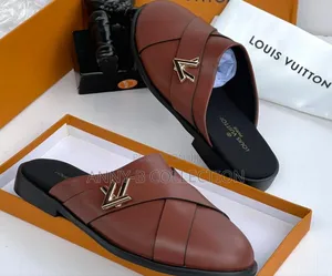 Brown Lv Half Shoes
