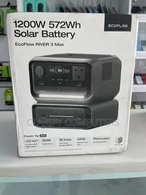 Ecoflow River 3 Max 1200w 572wh Solar Battery