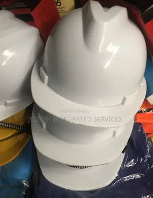 White V-gard Hard Hat Safety Helmet