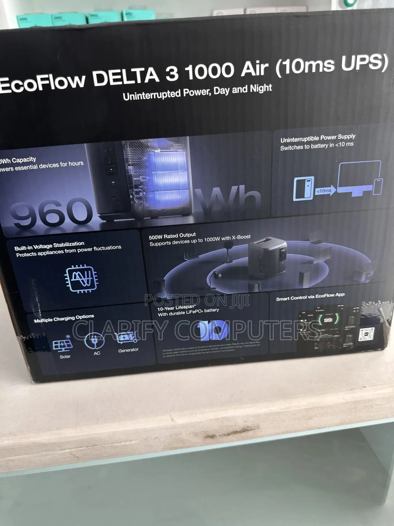 Ecoflow Delta 3 1000 Air (10ms Ups)