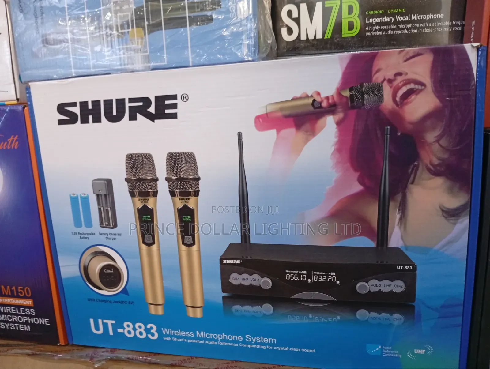 Shure Ut-883 Wireless Microphone System.