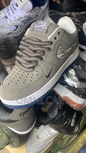 Nike Air Force 1 X Undefeated Grey Low Suede - Unisex Premium Sneakers