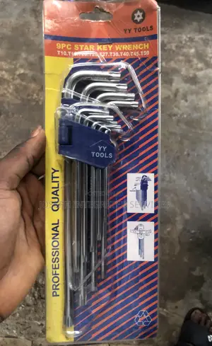 Yy Tools 9-Piece Star Key Wrench Set