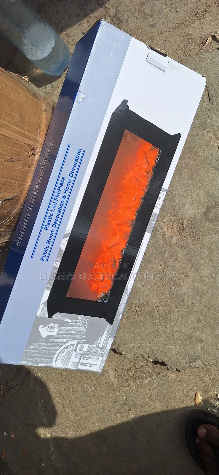 Decorative Led Fireplace Lantern For Tv Console