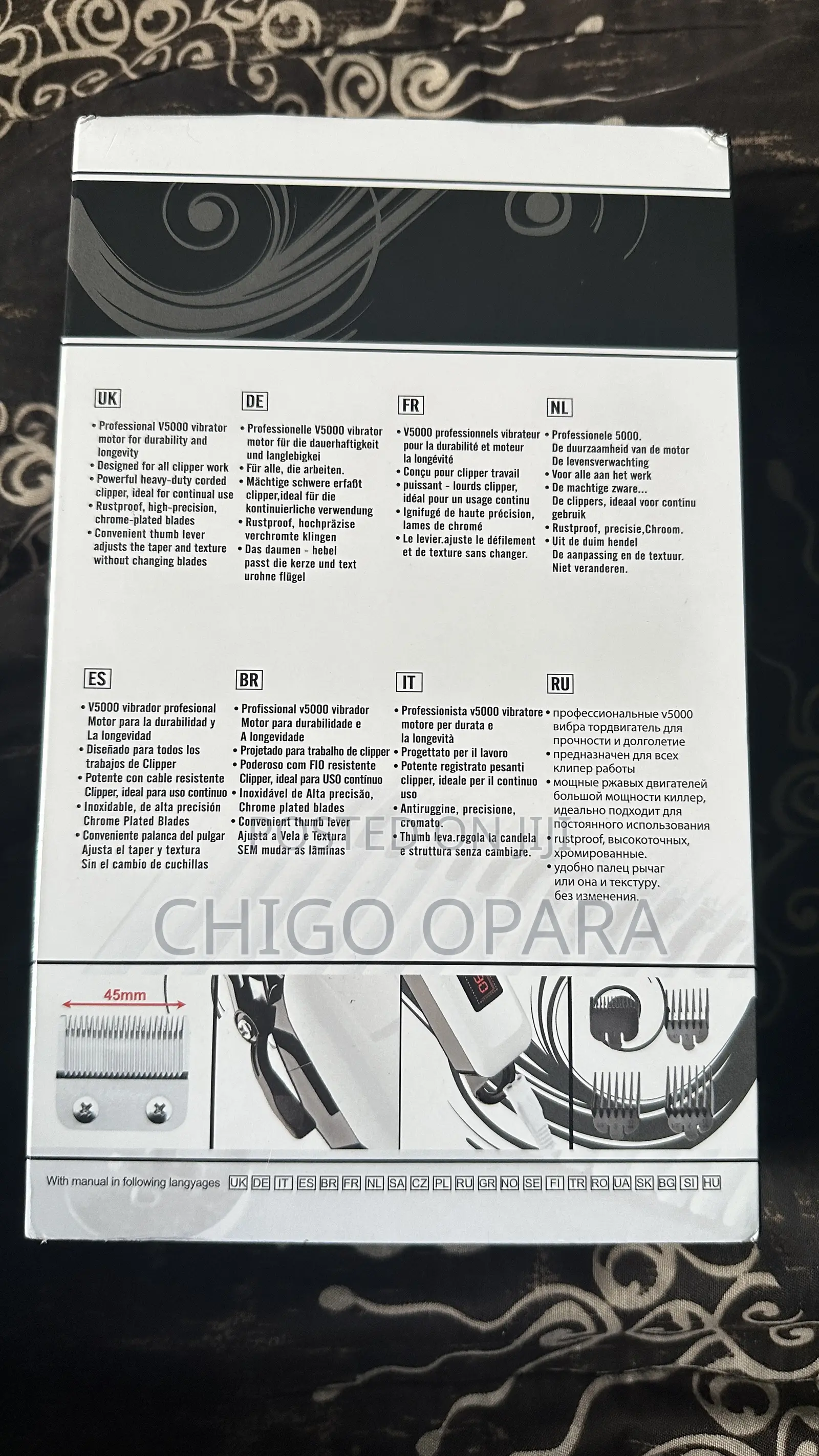 Rechargeable Professional Hair Clipper
