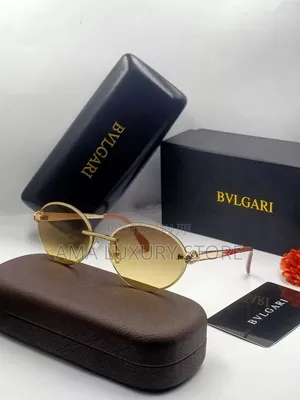 Bvlgari Luxury Rimless Glasses