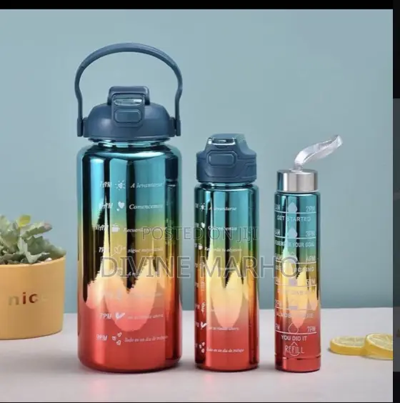 3in1 Motivational Water Bottles