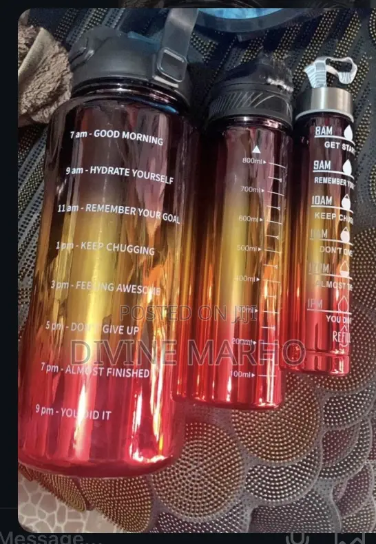 3in1 Motivational Water Bottles