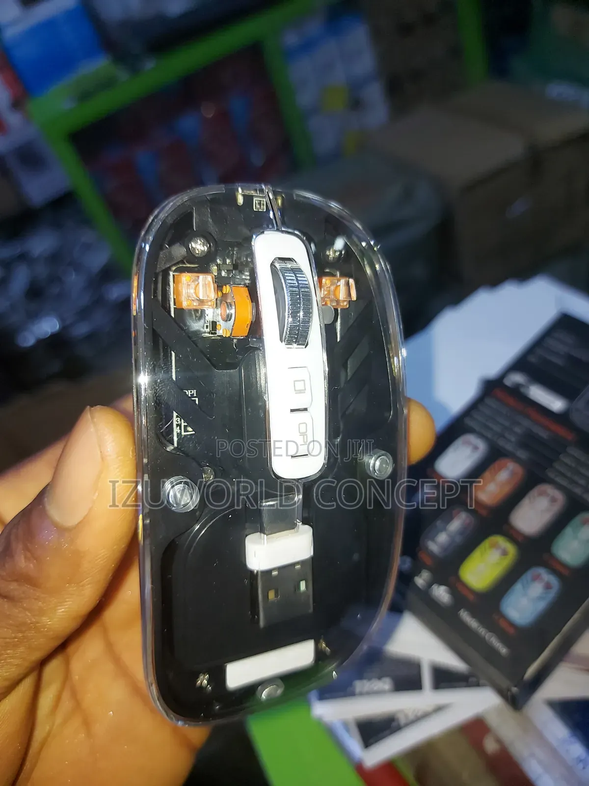 Wireless Mouse With Typec and Usb Receiver