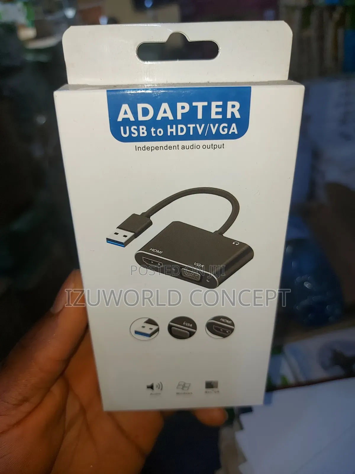 Usb to Vga and Hdmi Convater