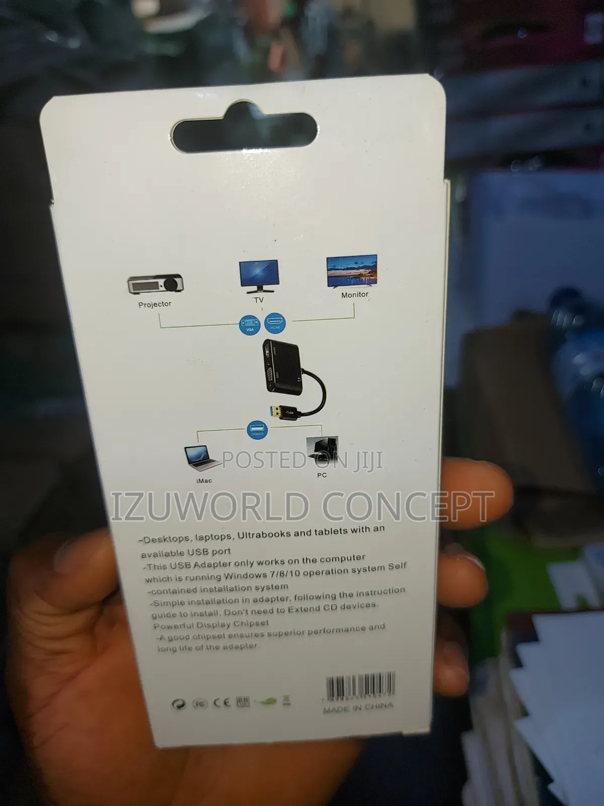 Usb to Vga and Hdmi Convater