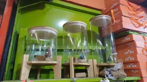 Glass Drink Dispenser With Stand