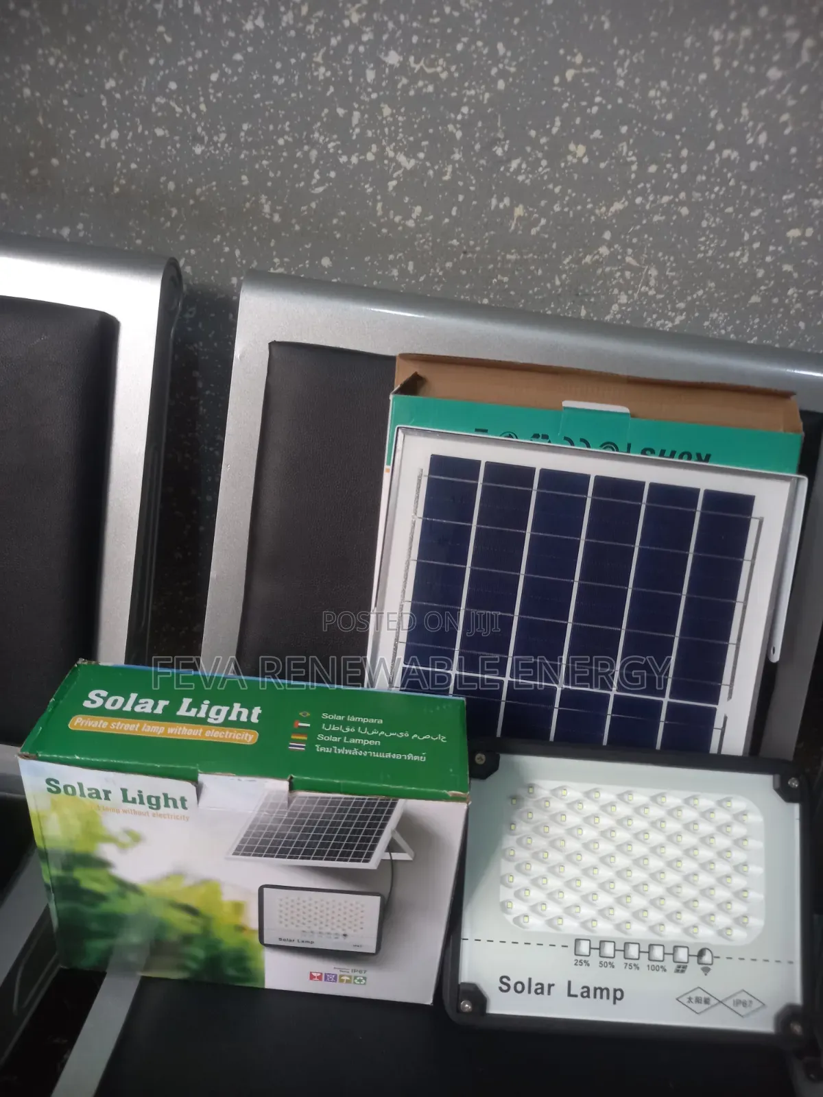 100w Multiple Eye Solar Flood Lights