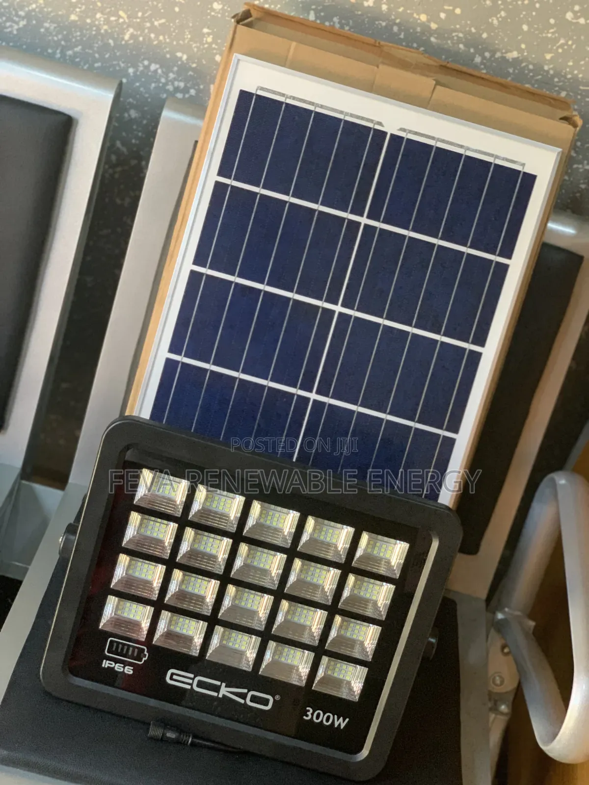 Ecko Solar Flood Light 300w