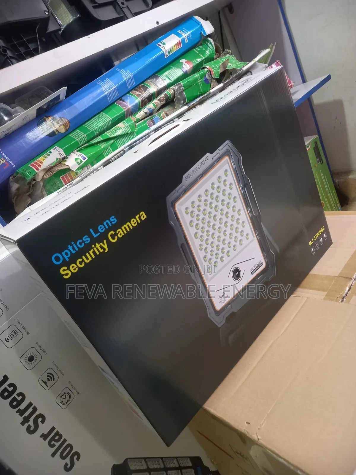 Solar Flood Light With CCTV Camera