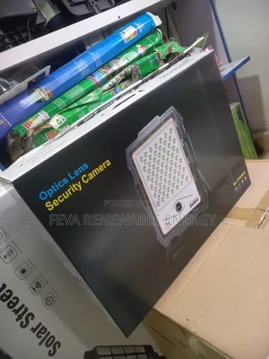Solar Flood Light With CCTV Camera