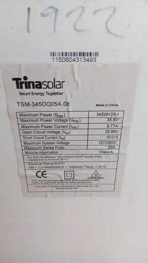345w Trina Solar Panels