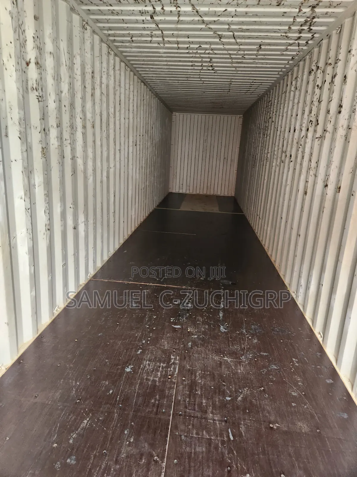 Empty Shipping Container