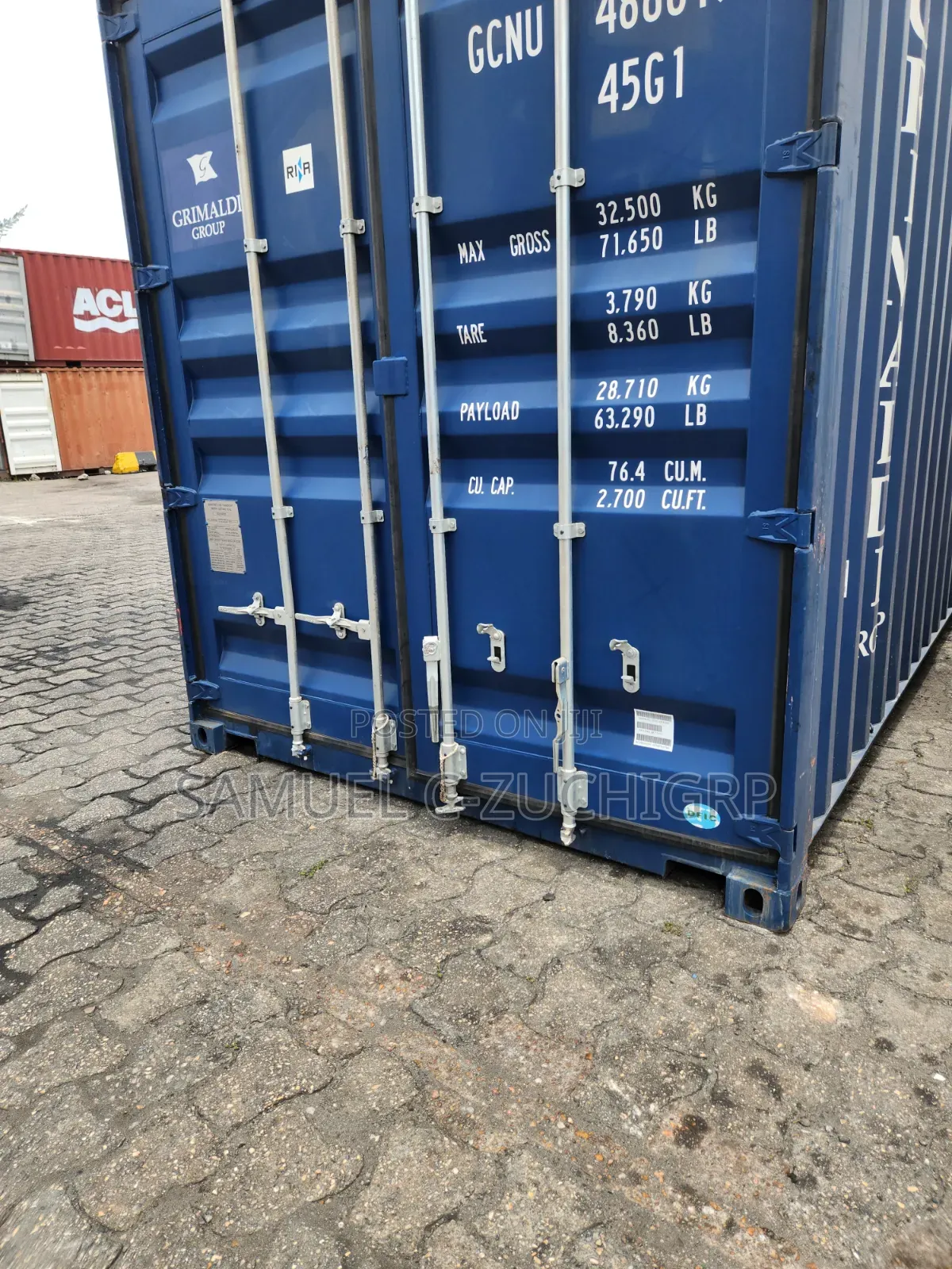 Empty Shipping Container
