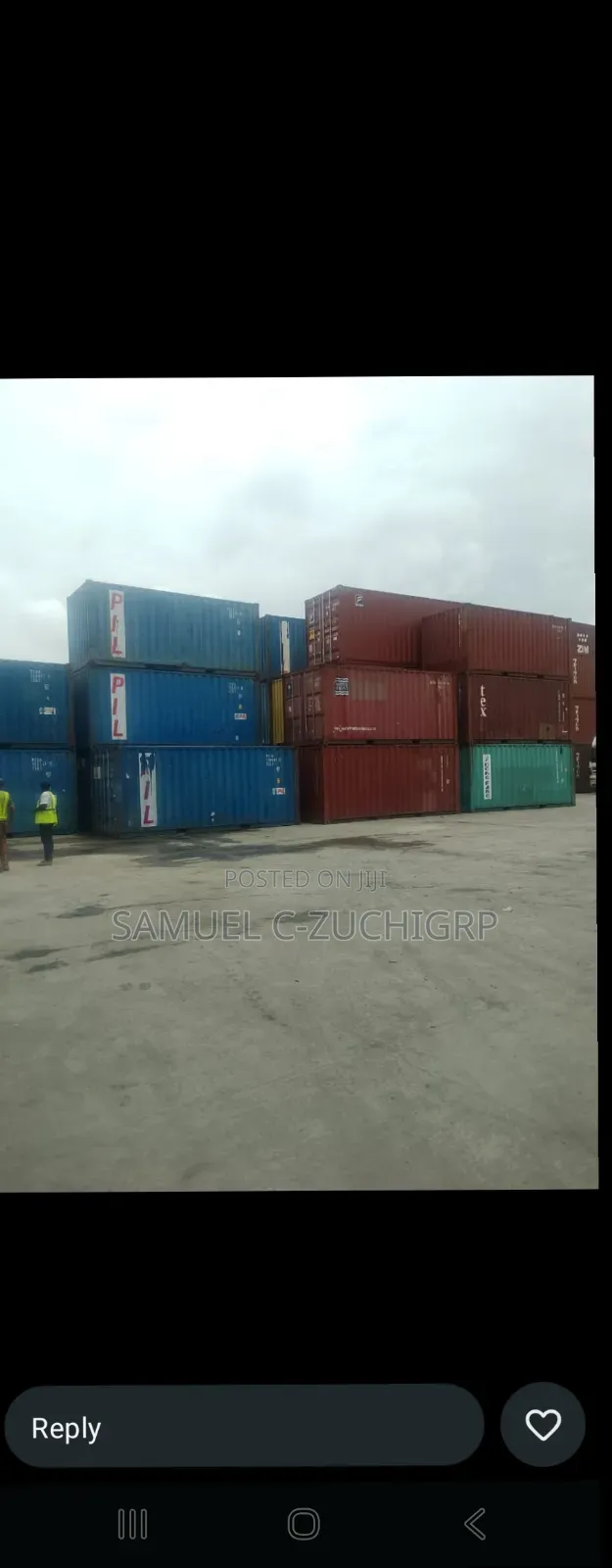 Empty Shipping Container