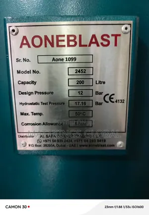 Sandblasting Machine With Accessories