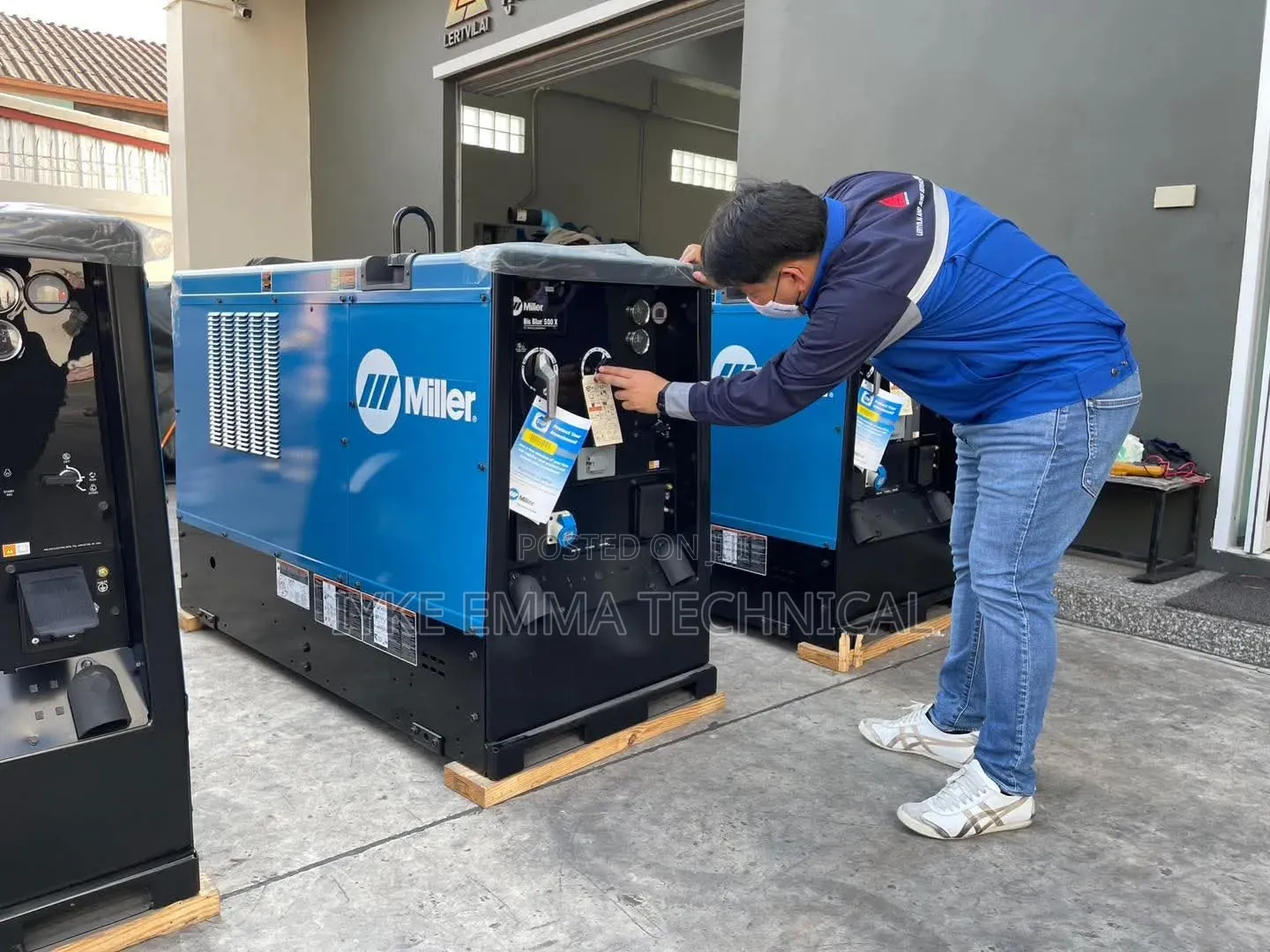 Miller Welding Machine Big Blue 500x Diesel Driven
