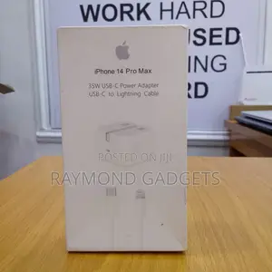 iPhone 14 Pro Max 35w Fast Charger + Usb-C to Lightning Cable
