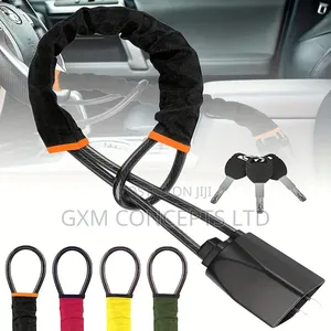Car Steering Wheel Lock –Anti-Theft Bar Lock With Keys (Universal Fit)