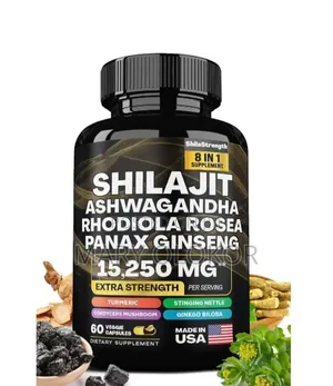 Shilajit Ashwagandha Extra Strength Capsules 60 Capsules